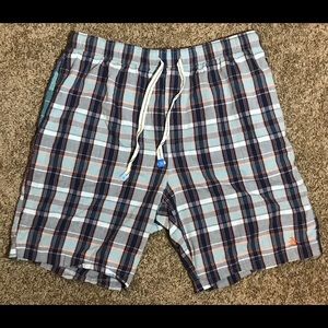 Penguin| Plaid Print Shorts Button Fly| Mens M